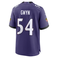 Jovaughn Gwyn Baltimore Ravens Football Jersey, Purple Game Sportswear Jersey Shirt, Lightweight Breathable Athletic Jersey, Casual Gift for Men