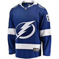 Erik Cernak Tampa Bay Lightning Hockey Jersey, Blue Breakaway Sportswear Jersey Shirt, Long Sleeve Hockey Sweater Jersey, Casual Gift for Men