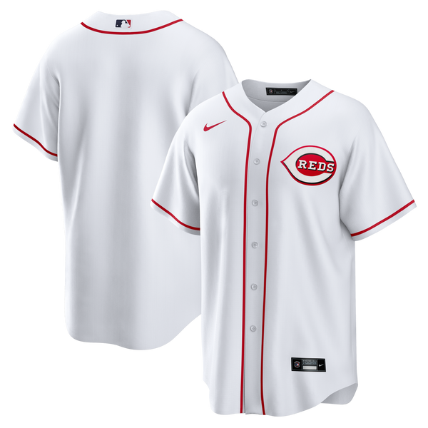Cincinnati Reds White Home Big & Tall Replica Jersey
