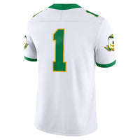 Oregon Ducks Football Jersey, White Game Alternate Sportswear Jersey Shirt, Lightweight Breathable Athletic Jersey, Casual Gift for Men
