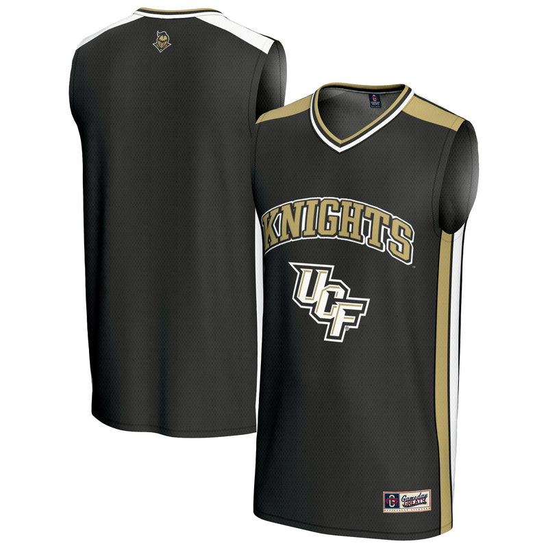 UCF Knights Basketball Jersey, Black Sportswear Jersey Shirt, Sleeveless Athletic Tank Jersey, Casual Gift for Men