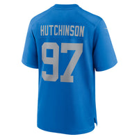 Aidan Hutchinson Detroit Lions Football Jersey, Sportswear Jersey Shirt, Lightweight Athletic Jersey, Casual Gift for Men, Style 200563682