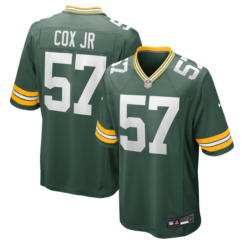 Brenton Cox Jr. Green Bay Packers Football Jersey, Game Sportswear Jersey Shirt, Lightweight Breathable Athletic Jersey, Casual Gift for Men