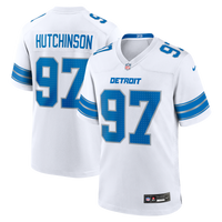 Aidan Hutchinson Detroit Lions Football Jersey, White Game Sportswear Jersey Shirt, Lightweight Breathable Athletic Jersey, Casual Gift for Men