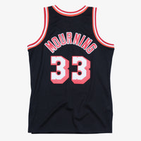 Alonzo Mourning Miami Heat Basketball Jersey, Black Swingman Sportswear Jersey Shirt, Sleeveless Athletic Tank Jersey, Casual Gift for Men