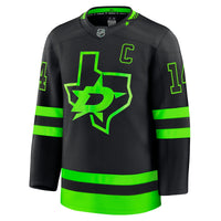 Jamie Benn Dallas Stars Hockey Jersey, Black Premium Alternate Sportswear Jersey Shirt, Long Sleeve Hockey Sweater Jersey, Casual Gift for Men