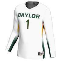Baylor Bears Volleyball Jersey, White Lightweight Sportswear Jersey Shirt, Lightweight Breathable Athletic Jersey, Casual Gift for Men