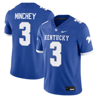 Kentucky Wildcats Football Jersey, Royal Game Home Sportswear Jersey Shirt, Lightweight Breathable Athletic Jersey, Casual Gift for Men
