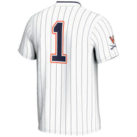 Virginia Cavaliers Softball Jersey, White Sportswear Jersey Shirt, Lightweight Breathable Athletic Jersey, Casual Gift for Men, Style 200146402