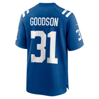 Tyler Goodson Indianapolis Colts Football Jersey, Royal Sportswear Jersey Shirt, Lightweight Breathable Athletic Jersey, Casual Gift for Men