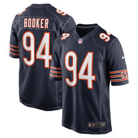 Austin Booker Chicago Bears Football Jersey, Navy Game Sportswear Jersey Shirt, Lightweight Breathable Athletic Jersey, Casual Gift for Men