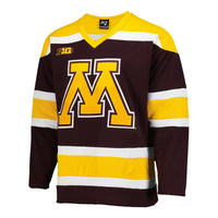 Minnesota Golden Gophers Hockey Jersey, Maroon Replica Sportswear Jersey Shirt, Long Sleeve Hockey Sweater Jersey, Casual Gift for Men