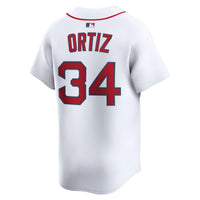 David Ortiz Boston Red Sox Baseball Jersey, White Limited Sportswear Jersey Shirt, Lightweight Breathable Athletic Jersey, Casual Gift for Men