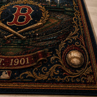 BOS Heritage Emblem - Vintage Ballpark Floor Composition