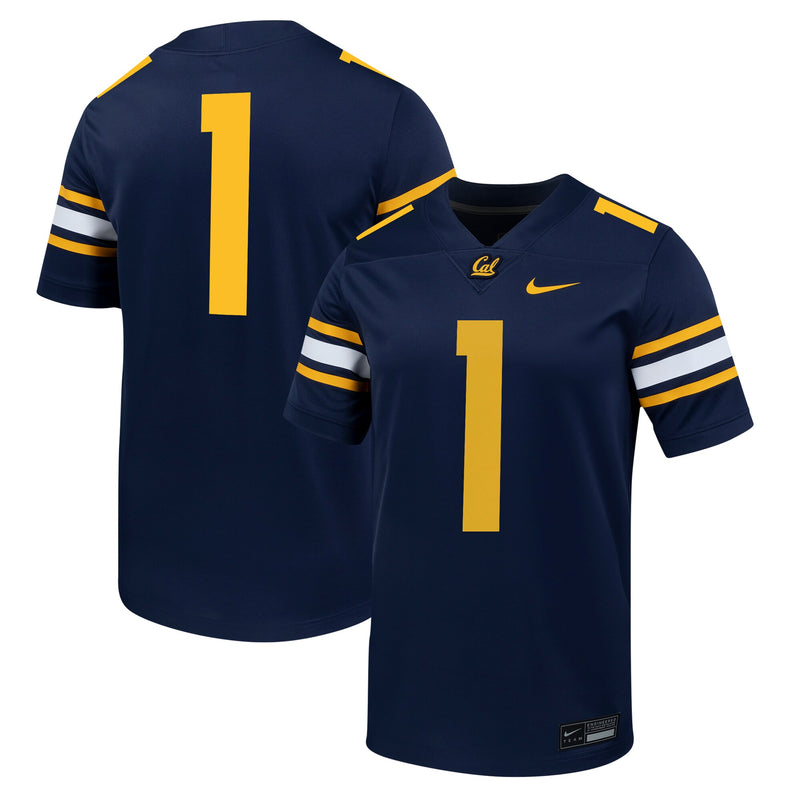Cal Bears Football Jersey, Navy Sportswear Jersey Shirt, Lightweight Breathable Athletic Jersey, Casual Gift for Men, Style 201905494