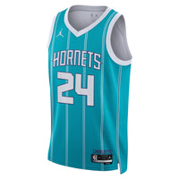 Brandon Miller Charlotte Hornets Basketball Jersey, Teal Swingman Sportswear Jersey Shirt, Sleeveless Athletic Tank Jersey, Casual Gift for Men