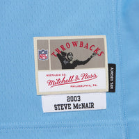 Steve McNair Tennessee Titans Football Jersey, Light Blue Sportswear Jersey Shirt, Lightweight Breathable Athletic Jersey, Casual Gift for Men