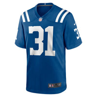 Tyler Goodson Indianapolis Colts Football Jersey, Royal Sportswear Jersey Shirt, Lightweight Breathable Athletic Jersey, Casual Gift for Men