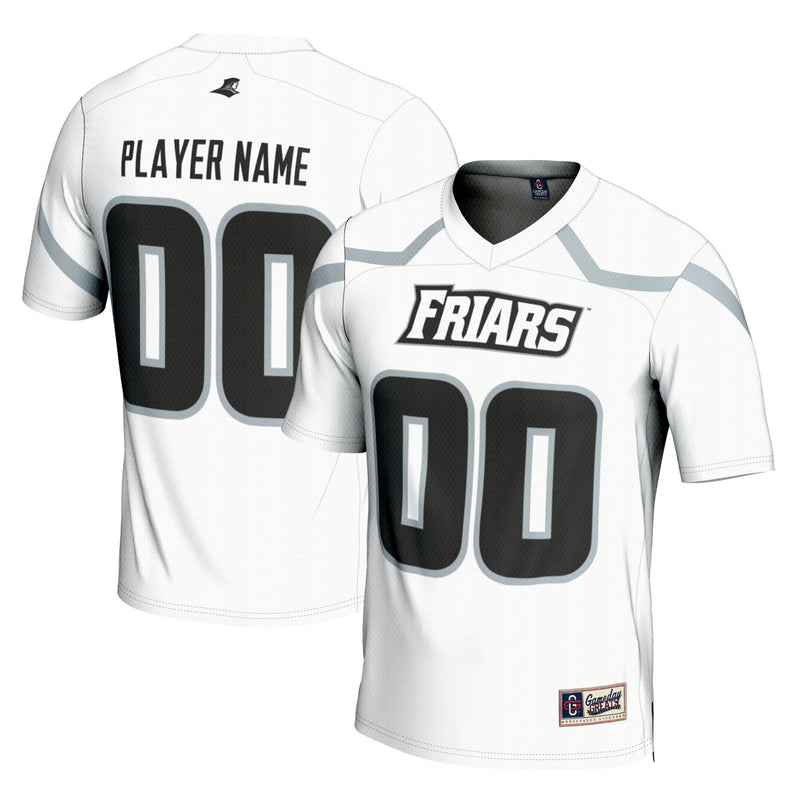 Providence Friars Lacrosse Jersey, White Sportswear Jersey Shirt, Lightweight Breathable Athletic Jersey, Casual Gift for Men, Style 201275826
