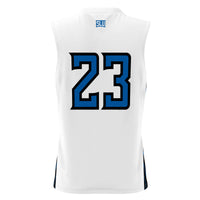 Saint Louis Billikens Basketball Jersey, White Lightweight Sportswear Jersey Shirt, Sleeveless Athletic Tank Jersey, Casual Gift for Men