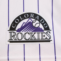Colorado Rockies Baseball Jersey, White Sportswear Jersey Shirt, Lightweight Breathable Athletic Jersey, Casual Gift for Men, Style 201933402