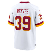 Jeremy Reaves Washington Commanders Football Jersey, White Sportswear Jersey Shirt, Lightweight Breathable Athletic Jersey, Casual Gift for Men