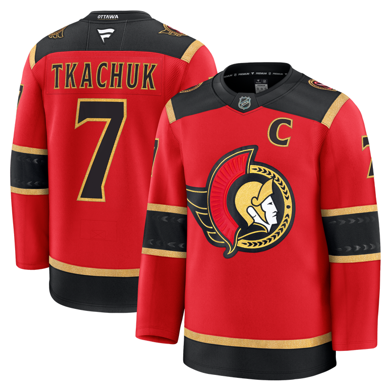 Brady Tkachuk Ottawa Senators Hockey Jersey, Red Premium Sportswear Jersey Shirt, Long Sleeve Hockey Sweater Jersey, Casual Gift for Men
