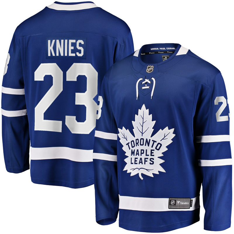 Matthew Knies Toronto Maple Leafs Hockey Jersey, Blue Breakaway Sportswear Jersey Shirt, Long Sleeve Hockey Sweater Jersey, Casual Gift for Men
