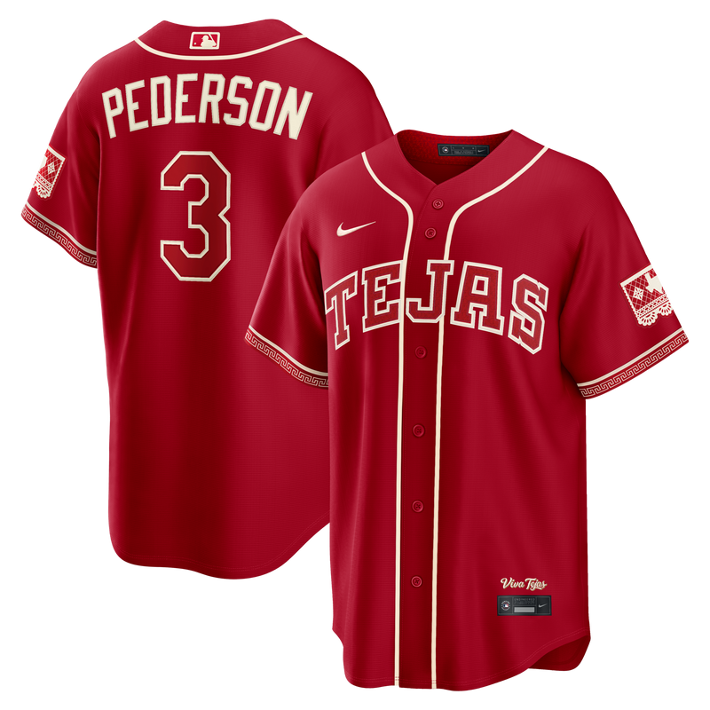 Joc Pederson Texas Rangers Baseball Jersey, Red Sportswear Jersey Shirt, Lightweight Breathable Athletic Jersey, Casual Gift for Men