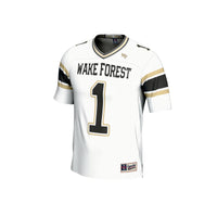 Wake Forest Demon Deacons Football Jersey, White Fashion Sportswear Jersey Shirt, Lightweight Breathable Athletic Jersey, Casual Gift for Men