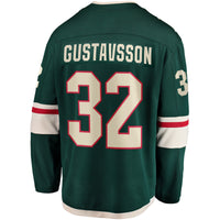 Filip Gustavsson Minnesota Wild Hockey Jersey, Green Breakaway Sportswear Jersey Shirt, Long Sleeve Hockey Sweater Jersey, Casual Gift for Men