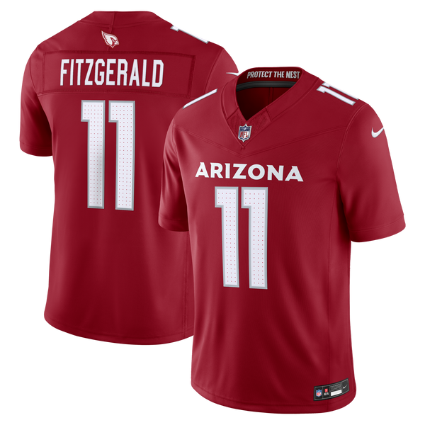 Arizona Cardinals Larry Fitzgerald Cardinal Stitched Retired Limited Jersey
