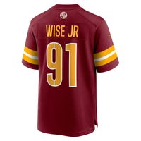 Deatrich Wise Jr. Washington Commanders Football Jersey, Sportswear Jersey Shirt, Lightweight Breathable Athletic Jersey, Casual Gift for Men