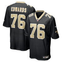 David Edwards New Orleans Saints Football Jersey, Black Sportswear Jersey Shirt, Lightweight Breathable Athletic Jersey, Casual Gift for Men