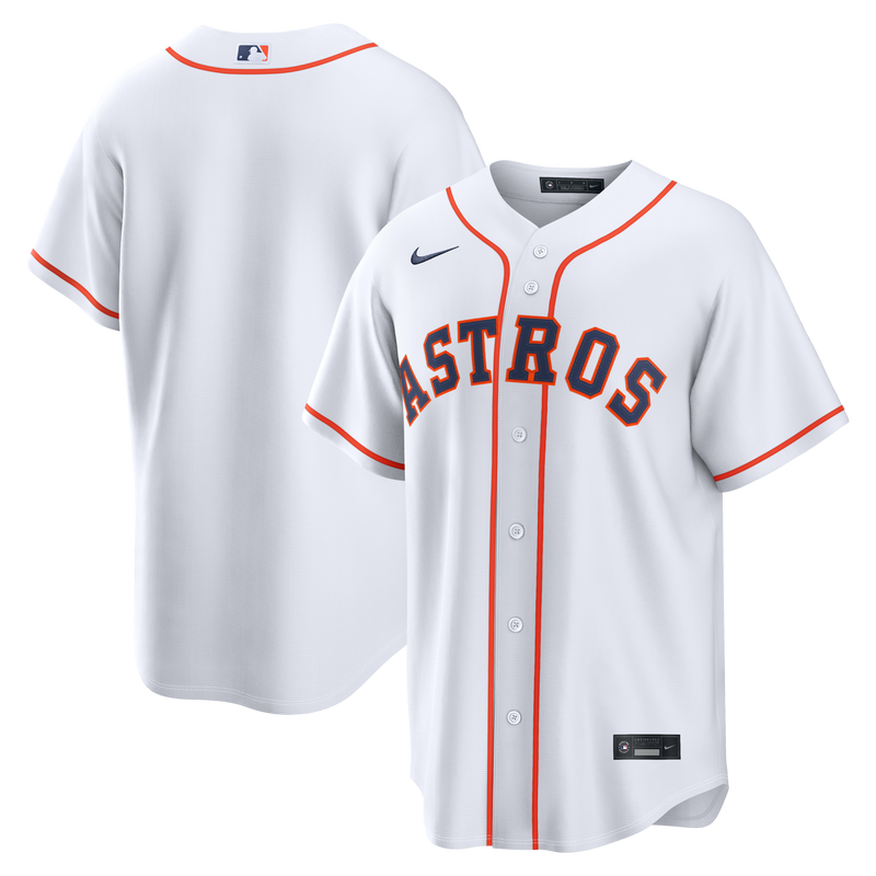 Houston Astros Baseball Jersey, White Sportswear Jersey Shirt, Lightweight Breathable Athletic Jersey, Casual Gift for Men, Style 203182780