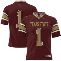 Texas State Bobcats Football Jersey, Sportswear Jersey Shirt, Lightweight Breathable Athletic Jersey, Casual Gift for Men, Style 200425287