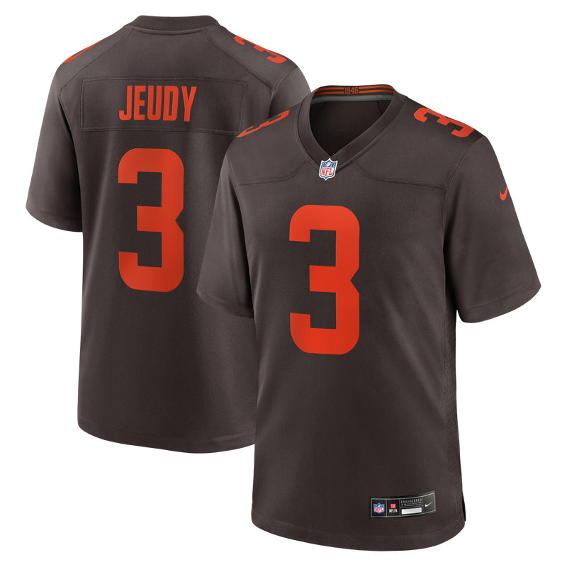 Jerry Jeudy Cleveland Browns Football Jersey, Sportswear Jersey Shirt, Lightweight Athletic Jersey, Casual Gift for Men, Style 203568029