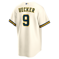 Bob Uecker Milwaukee Brewers Baseball Jersey, Cream Replica Sportswear Jersey Shirt, Lightweight Breathable Athletic Jersey, Casual Gift for Men