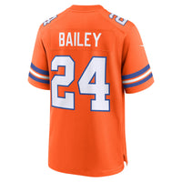 Champ Bailey Denver Broncos Football Jersey, Orange Game Sportswear Jersey Shirt, Lightweight Breathable Athletic Jersey, Casual Gift for Men