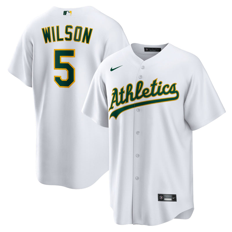 Jacob Wilson Athletics Baseball Jersey, White Replica Home Sportswear Jersey Shirt, Lightweight Breathable Athletic Jersey, Casual Gift for Men