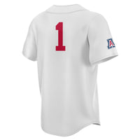 Arizona Wildcats Baseball Jersey, White Sportswear Jersey Shirt, Lightweight Breathable Athletic Jersey, Casual Gift for Men, Style 204688199