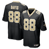 Shaquan Davis New Orleans Saints Football Jersey, Black Sportswear Jersey Shirt, Lightweight Breathable Athletic Jersey, Casual Gift for Men