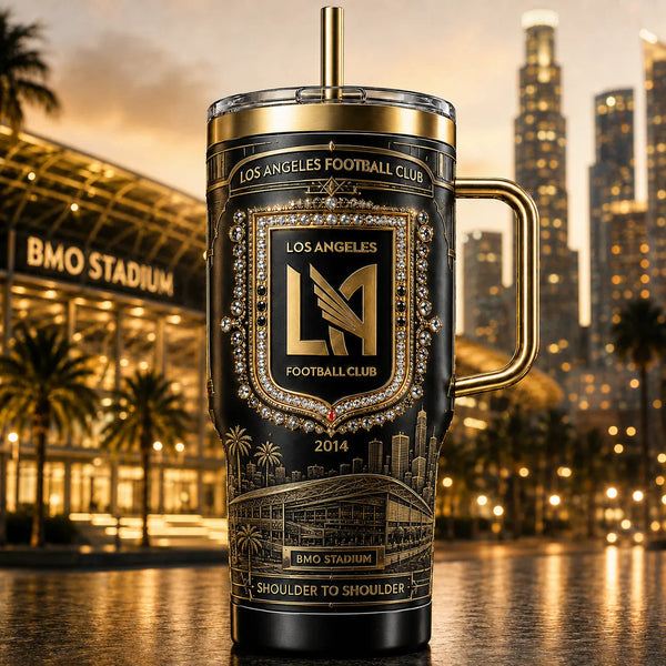 Black and Gold Standard - LAFC Crest Tumbler - main