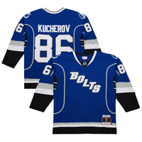 Nikita Kucherov Tampa Bay Lightning Hockey Jersey, Sportswear Jersey Shirt, Long Sleeve Hockey Jersey, Casual Gift for Men, Style 201979147