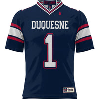 Duquesne Dukes Football Jersey, Blue Sportswear Jersey Shirt, Lightweight Breathable Athletic Jersey, Casual Gift for Men