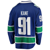 Evander Kane Vancouver Canucks Hockey Jersey, Blue Breakaway Sportswear Jersey Shirt, Long Sleeve Hockey Sweater Jersey, Casual Gift for Men