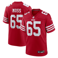 Drew Moss San Francisco 49ers Football Jersey, Scarlet Game Sportswear Jersey Shirt, Lightweight Breathable Athletic Jersey, Casual Gift for Men