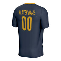 Notre Dame Fighting Irish Soccer Jersey, Navy Sportswear Jersey Shirt, Lightweight Breathable Athletic Jersey, Casual Gift for Men