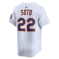 New York Mets Baseball Jersey, White Limited Home Sportswear Jersey Shirt, Lightweight Breathable Athletic Jersey, Casual Gift for Men