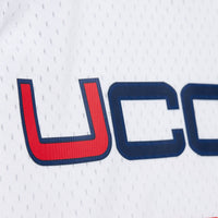 UConn Huskies Basketball Jersey, White Replica Swingman Sportswear Jersey Shirt, Sleeveless Athletic Tank Jersey, Casual Gift for Men